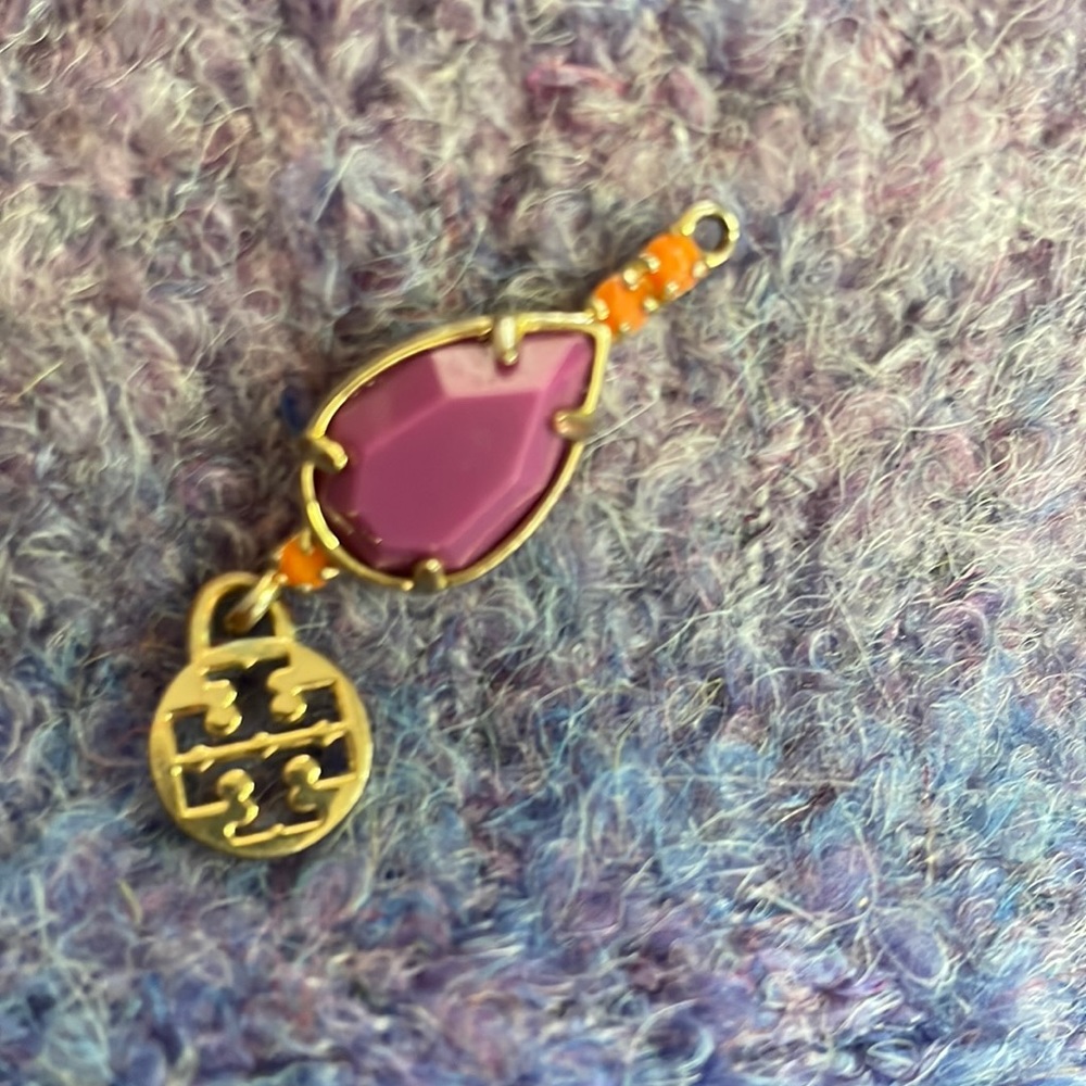 Tory Burch gold charm/ pendant